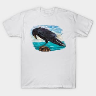 Raven by the sea T-Shirt